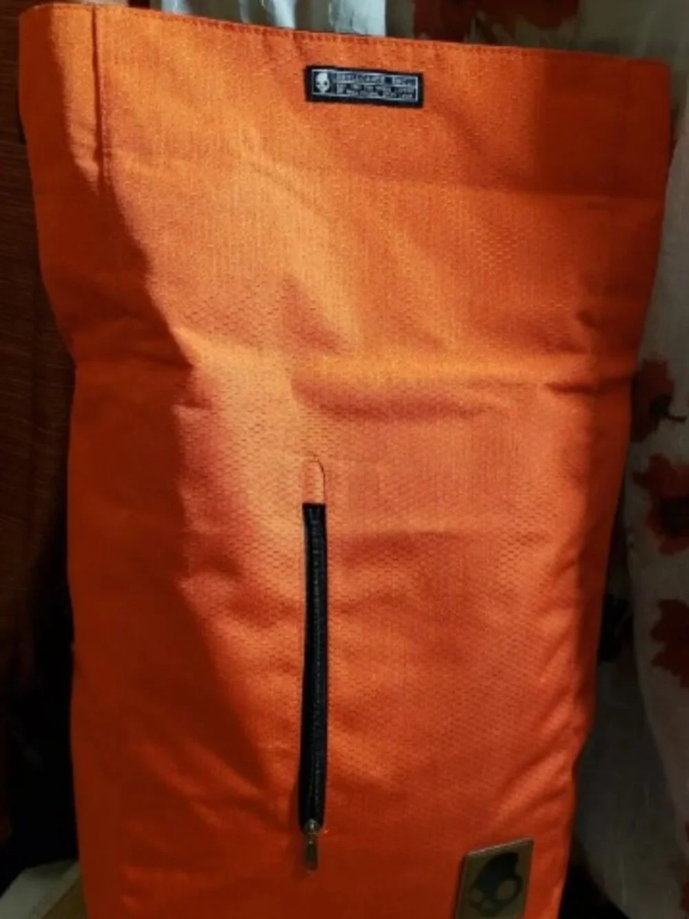 Skullcandy Burnt Orange Tech Laptop Backpack School Travel Daypack NWT